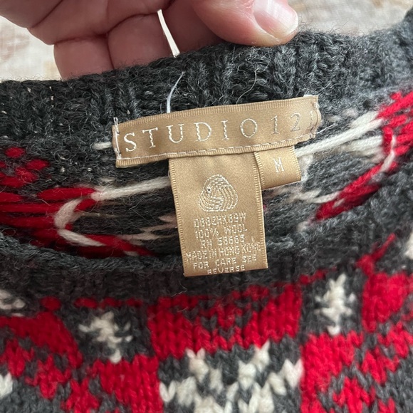Vintage Studio 12 wool knit sweater - Picture 3 of 4